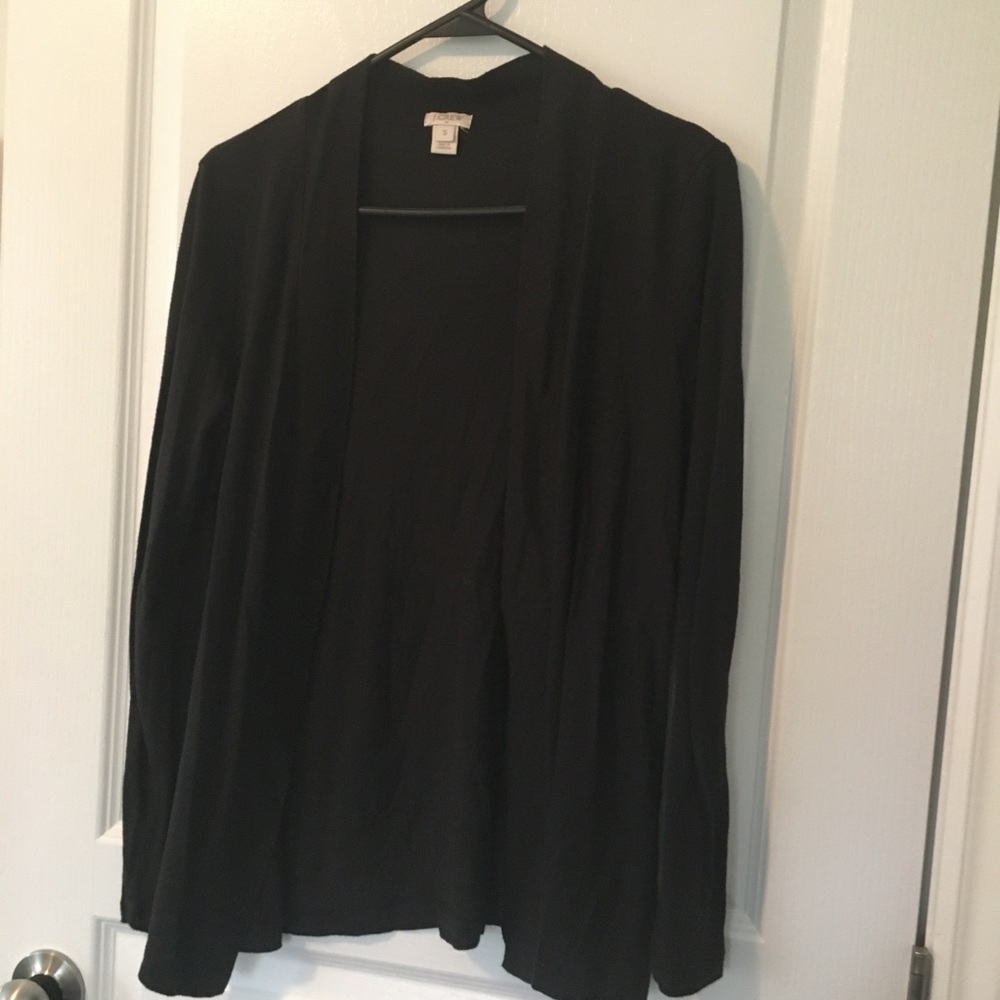 J crew open sweater, size small